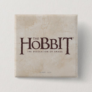 Badge Carré 5 Cm Logo de Hobbit - obscurité