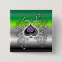 logo de l'as de drapeau de Geebot - bouton fierté