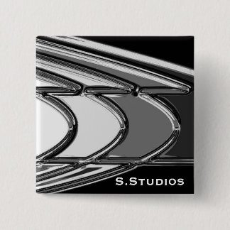 Badge Carré 5 Cm Logo de S.Studios