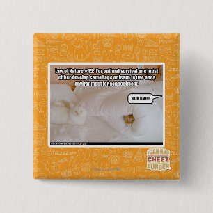 Badge Carré 5 Cm Loi de la nature #45