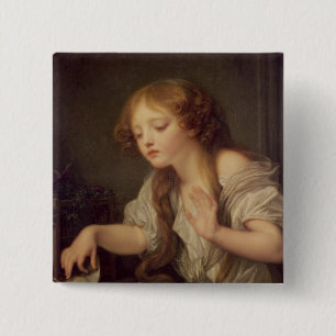 Badge Carré 5 Cm L'oiseau mort