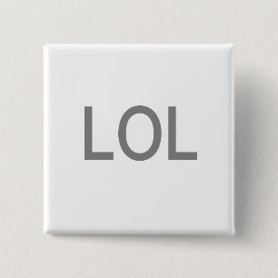 BADGE CARRÉ 5 CM LOL