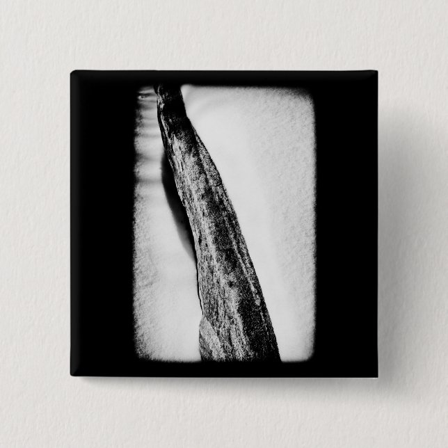 Badge Carré 5 Cm long dur froid solitaire (Devant)