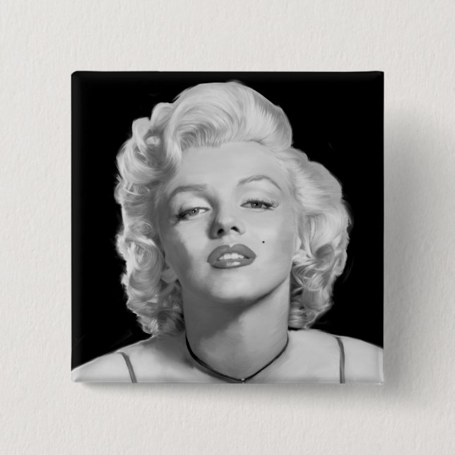 Badge Carré 5 Cm Look Of Love 2 (Devant)