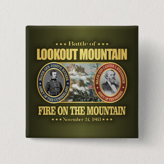 Badge Carré 5 Cm Lookout Mountain (FH2) (Devant)