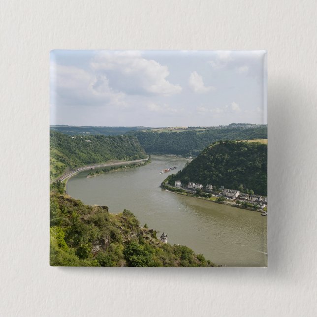Badge Carré 5 Cm Lorelei (Devant)