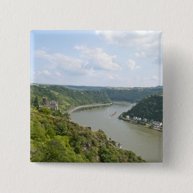 Badge Carré 5 Cm Loreley (Devant)