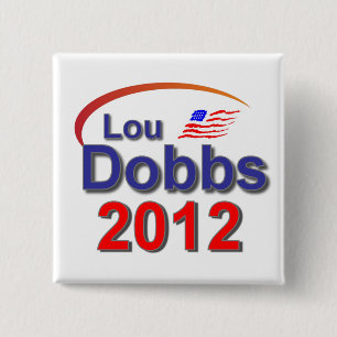 Badge Carré 5 Cm Lou Dobbs 2012