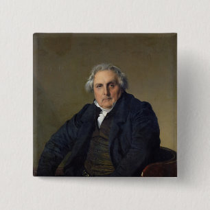 Badge Carré 5 Cm Louis-Francois Bertin 1832