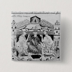 Badge Carré 5 Cm Louis I le pieux