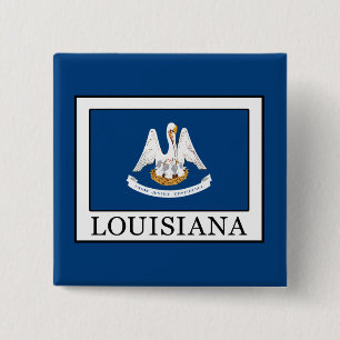 Badge Carré 5 Cm Louisiane