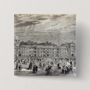 Badge Carré 5 Cm L'ouverture de l'université de Keble, Oxford