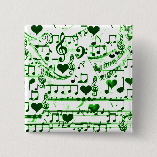 Badge Carré 5 Cm Love Jams_ (Devant)