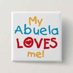 Badge Carré 5 Cm LOVESMEabuela
