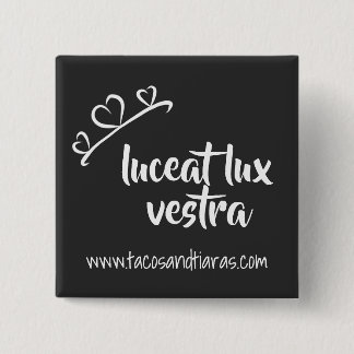 Badge Carré 5 Cm Luceat Lux Vestra button