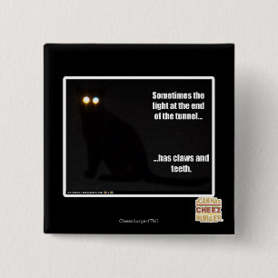 Badge Carré 5 Cm Lumière au bout du tunnel