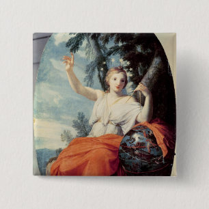 Badge Carré 5 Cm L'Urania de Muse, 1646-47