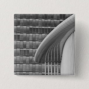 Badge Carré 5 Cm Luxembourg, Ville de Luxembourg, Plateau de Kirchb