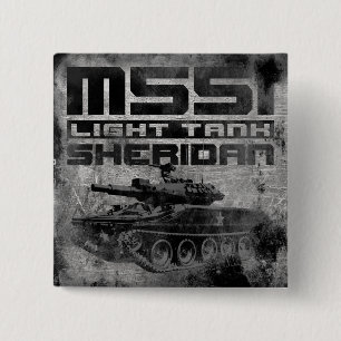 Badge Carré 5 Cm M551 Sheridan