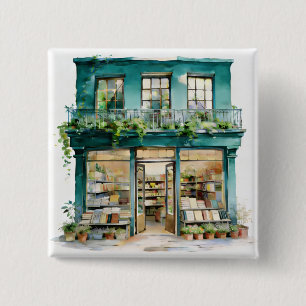 Badge Carré 5 Cm Ma Librairie 