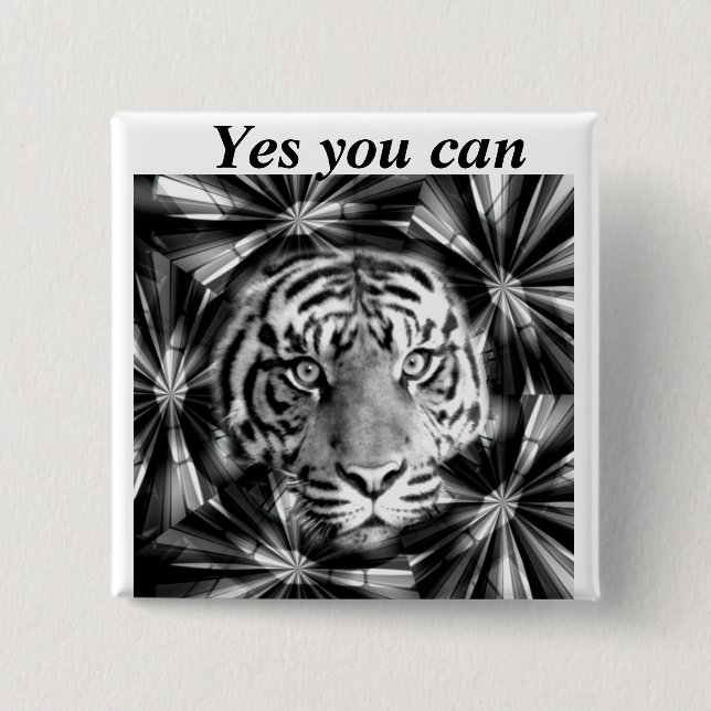 Badge Carré 5 Cm M'accepter_ (Devant)