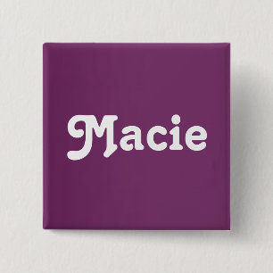 Badge Carré 5 Cm Macie du bouton