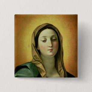 Badge Carré 5 Cm Madonna