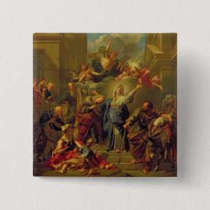 Badge Carré 5 Cm Madonna du Magnificat