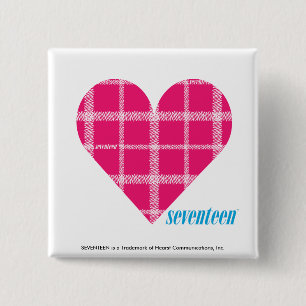 Badge Carré 5 Cm Magenta 2 de plaid