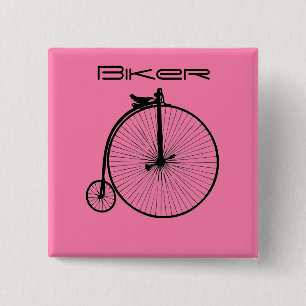 Badge Carré 5 Cm Magnet de vélos vintage
