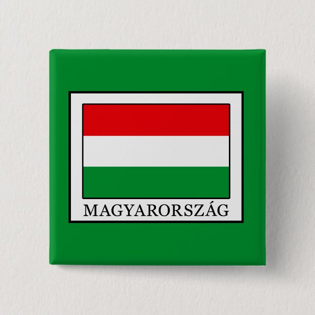 Badge Carré 5 Cm Magyarorszag (Devant)