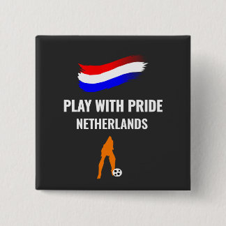 Badge Carré 5 Cm Maillot Fierté Footballeur Néerlandais 2026