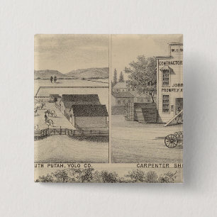 Badge Carré 5 Cm Main St Woodland