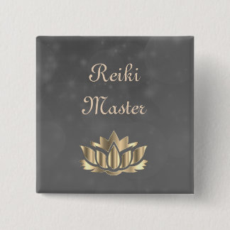 Badge Carré 5 Cm Maître de Reiki