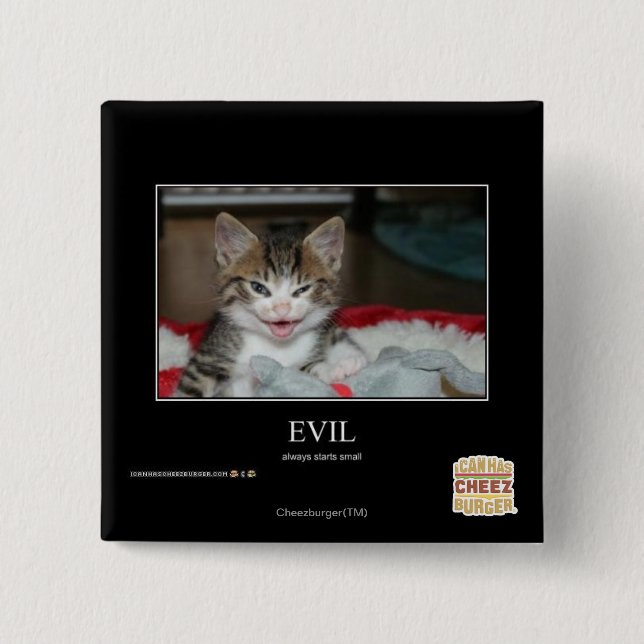 Badge Carré 5 Cm Mal (Devant)