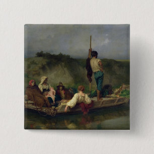 Badge Carré 5 Cm Malaria