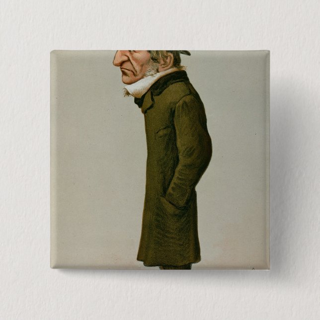 Badge Carré 5 Cm Malle de William Ewart (Devant)