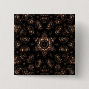 Badge Carré 5 Cm Mandala de l'âge de bronze