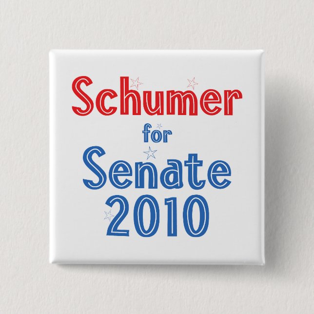 Badge Carré 5 Cm Mandrin Schumer pour la conception d'étoile du (Devant)