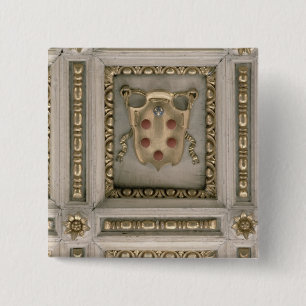 Badge Carré 5 Cm Manteau de Medici des bras, du soffite de l'églis