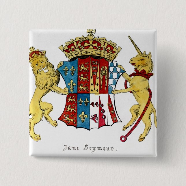 Badge Carré 5 Cm Manteau des bras de Jane Seymour (Devant)