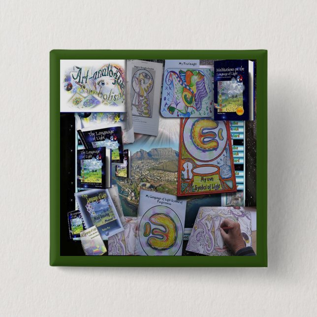 Badge Carré 5 Cm Manuels de gribouillage (Devant)