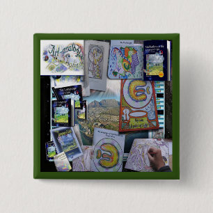 Badge Carré 5 Cm Manuels de gribouillage