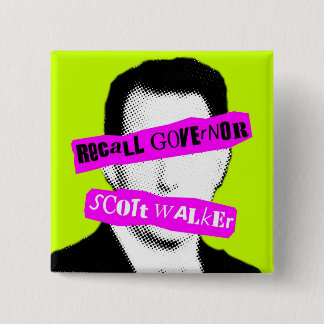 Badge Carré 5 Cm Marcheur de Scott du Gouverneur de rappel