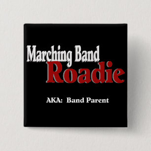 Badge Carré 5 Cm Marching Band Roadie