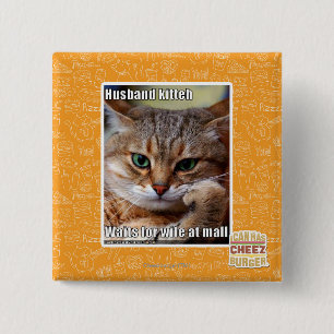 Badge Carré 5 Cm Mari Kitteh