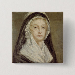 Badge Carré 5 Cm Marie Antoinette chez le Conciergerie
