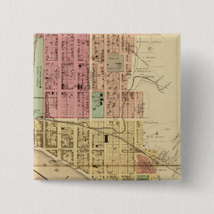 Badge Carré 5 Cm Marietta, Ohio