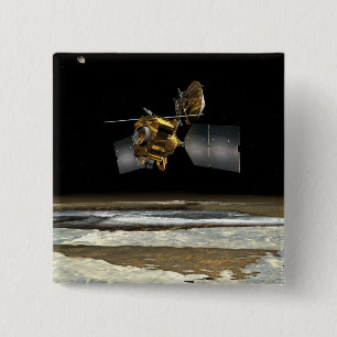 Badge Carré 5 Cm Mars Reconnaissance Orbiter 2