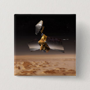 Badge Carré 5 Cm Mars Reconnaissance Orbiter 4